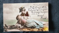 Fedák sari diva prima donna Medgyaszay Vilma 1905 photo sheet János Vítéz kokorica Jancsi strelisky photo