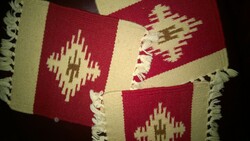 Kilim tablecloth-runner 3 pieces, traditional color 21x20+fringe-new condition