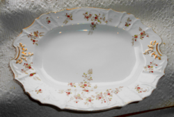 Antique traditional large roasting dish made of porcelain 35 cm x 26.5 cm