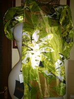 Real spring piece - Quality German stole, scarf in green colors - new, 178x60 cm