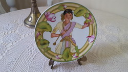 Rare, villeroy & boch porcelain wall plate, unicef children of the world no.5