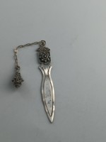 Silver antique bookmark