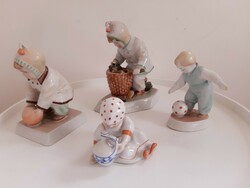 Zsolnay Porcelánfigurák Egy Csomagban