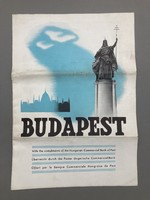 Háromnyelvű illusztrált Budapest propaganda, reklámkiadvány ritkaság az 1930-as évekből