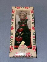 Hungarian folk costume porcelain doll