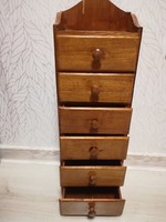 6-drawer apothecary/spice cabinet, 46*10*15cm