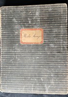 Cca. 1848 SIGNED HUNGARIAN PATTERN BOOK 53 pcs GRAPHIC DRAWING CARDBOARD SHARP CONTOUR SIZE : 36 X 28 CM