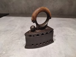 Old small charcoal iron