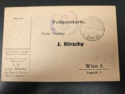 1917-es Tábori levelezőlap