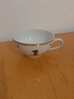 Hollóházi omnia coffee cappuccino cup diameter: 10 cm dia.: 5.4 Cm