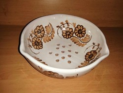 Hódmezővásárhely ceramic filter, fruit washing bowl (6p)