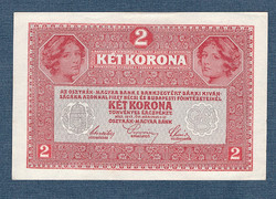 2 Korona 1917 unc deutschösterreich stamp