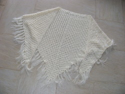 Crocheted poncho, scarf, shawl