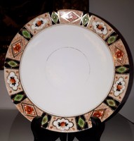 Old hand-painted English faience plate 20 cm