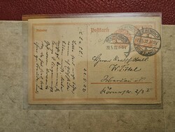 1922-es Díjjegyes levelezőlap Német birodalom