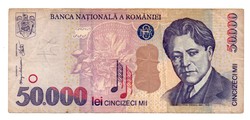50,000 Lei 2000 Romania