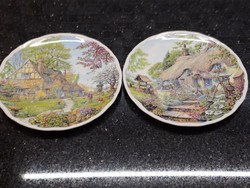 English bone china royal albert dream cottages summer and spring plate decorative plate 22 cm