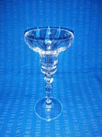 Glass candle holder 18.5 cm high (a5)