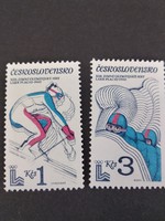 Czechoslovakia 1980, Winter Olympics lake placid, postal clerk