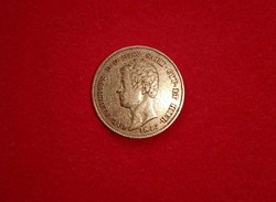 Arany 20 Líra 1847. Szárd-Piemonti Királyság - certifikációval