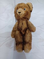 Old straw teddy bear 30 cm