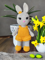 Crochet bunny girl
