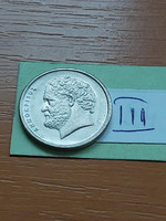 Greece 10 drachma 1988 copper-nickel, Democritus iii