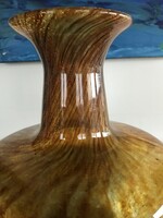 Beautiful veil glass, cracked glass vase (20/e)