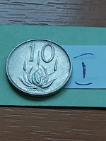 South Africa 10 cents 1974 aloe, nickel i