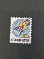 Czechoslovakia 1979, telecommunications jubilee, postman