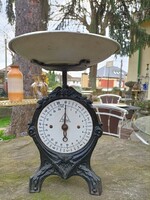 Art Nouveau cast iron clock scale in nice condition