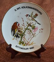 Bird porcelain commemorative plate 1 (l4558)