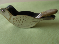 Régi ezüstözött citrom  kinyomó madárka Leáraztam