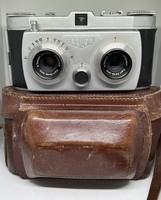 Belplasca régi német sztereó fényképezőgép
