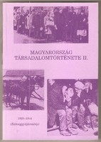 Gyáni Gábor: Magyarország társadalomtörténete II. 1995
