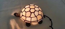 Tiffany lámpa teknős 21x14x11cm