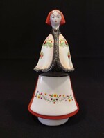 Porcelain girl in national costume from Aquincum