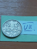Kenya 50 cents 1989 daniel toroitich arap moi, copper-nickel vii