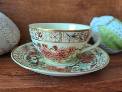 Zsolnay mocha cup with bamboo pattern