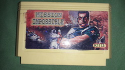 Retro yellow cassette nintendo video game - mission impossible 1. In good condition according to the pictures 5.