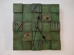 Vintage handmade wall clock