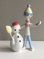 Aquincum boy with snowman