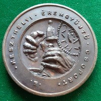 Honey i. Summer University of Numismatics, Keszthely, 1985, Bronze medal