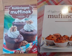 Muffin sütés 2 db szakácskönyv egyben Legfinomabb muffinok