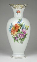 1Q714 Herend porcelain vase with bouquet de saxe pattern 19 cm