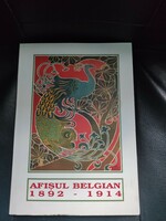 Art Nouveau Belgian posters - publication in Romanian.