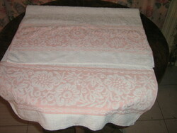 Antique printed floral towel
