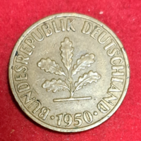 1950. Germany 10 p.Fennig (1515)
