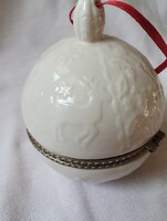 Openable porcelain ball