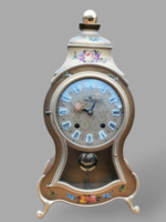 Hand painted mantel clock